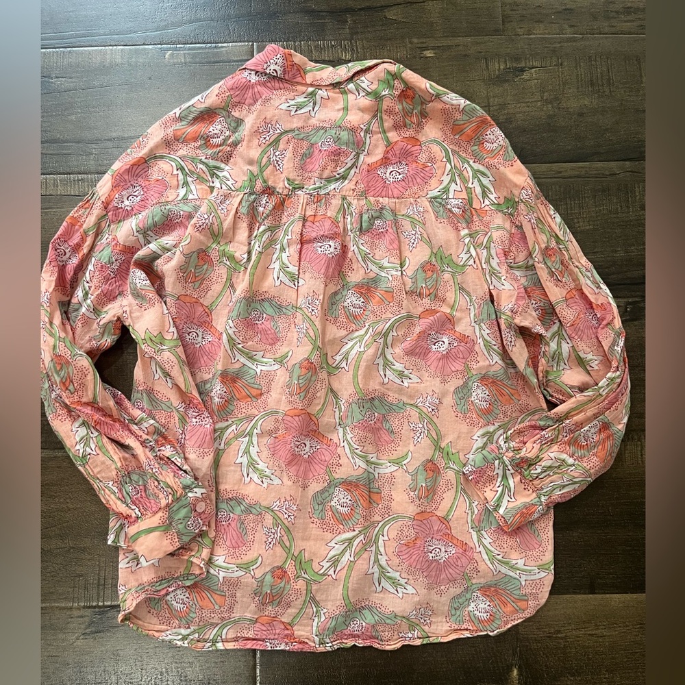 Aalto floral button up blouse